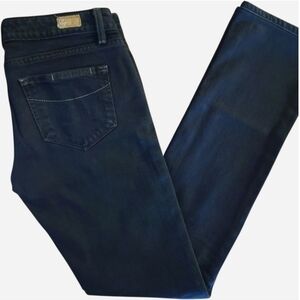 Paige Denim Jeans 28 Dark Wash Blue Heights Low Rise Skinny Leg Pant